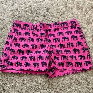 crown & ivy Pink Elephant Patterned Shorts